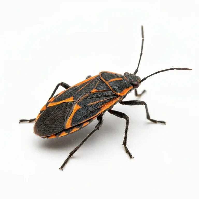 Boxelder bug with orange markings, a common fall pest in Aurora, CO