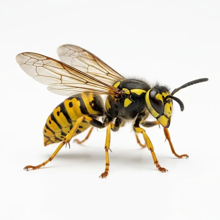 Yellowjacket wasp, a common stinging pest in Aurora, CO yards